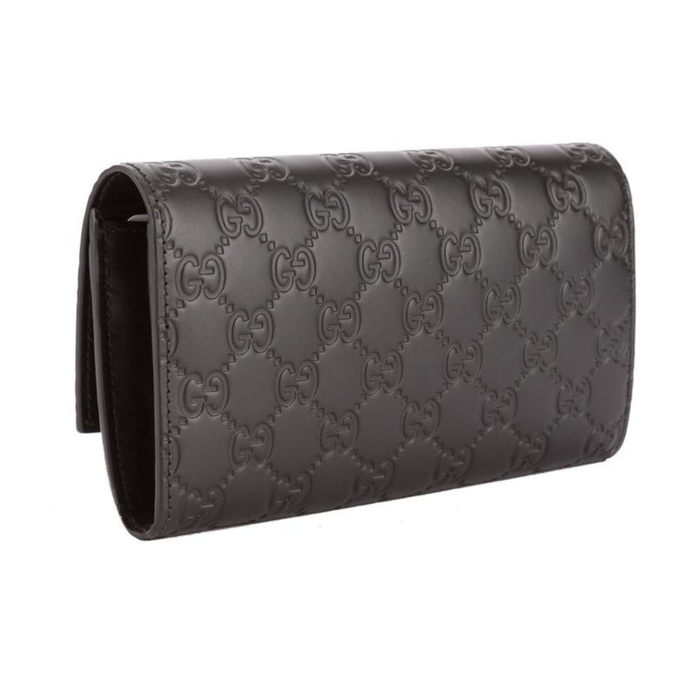 Gucci Signature Guccissima GG Wallet in Black NEW IN BOX - Picture 2 of 11